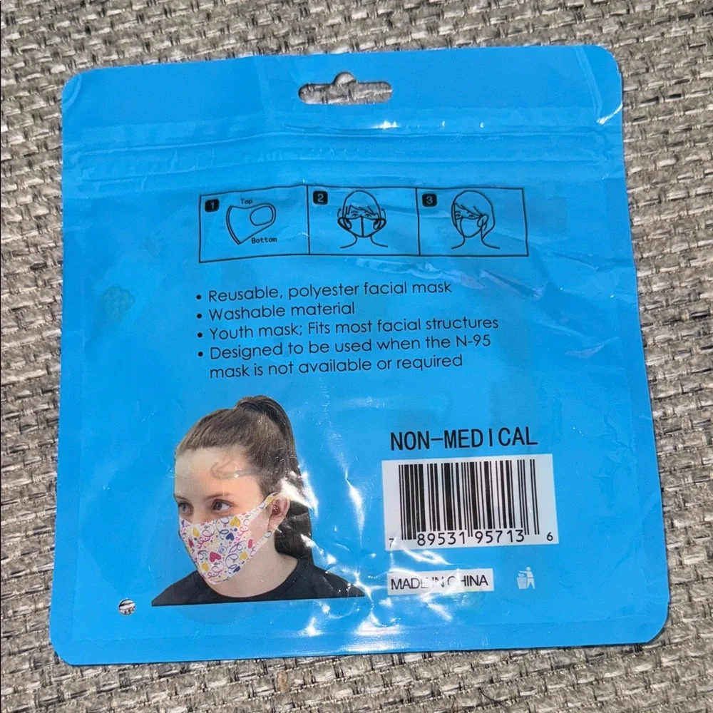 Youth Protective Face Mask - Pink